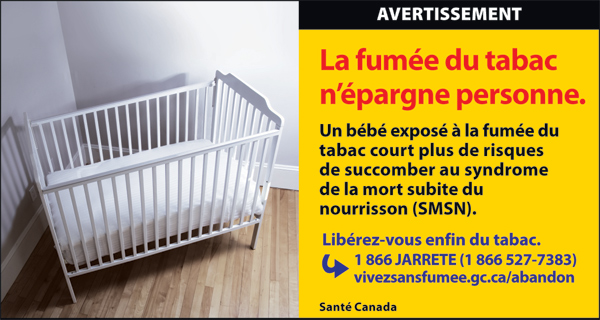 Canada 2012  ETS baby - targets parents, SIDS -fr